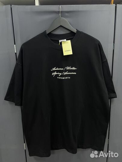 Футболка vetements limited edition оверсайз