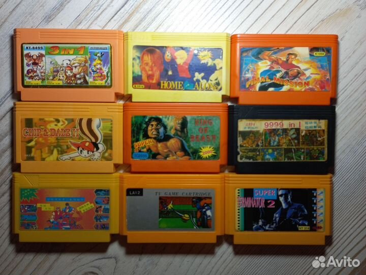 Картриджи dendy