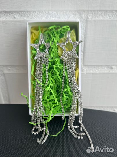 Серьги звезды