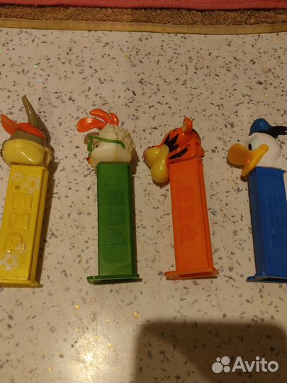 PEZ коллекция, блоки от конфет