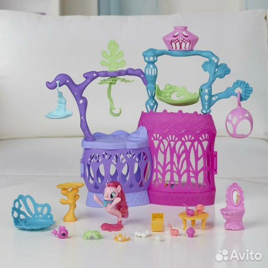 My little pony подводный замок Пинки Пай