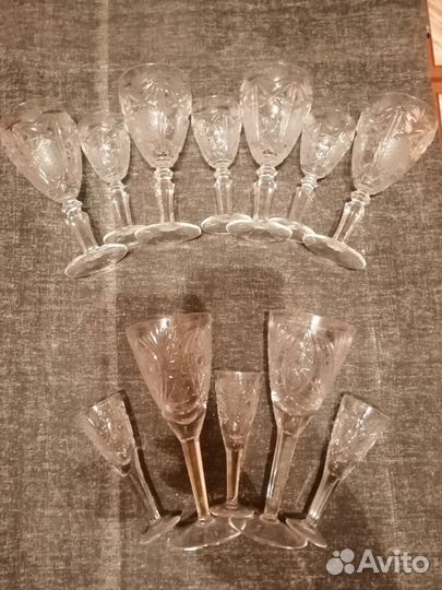 Хрустальная посуда СССР