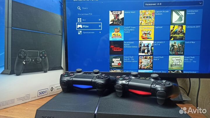 Прошитая Sony PS4 + игры(третья лучшая ревизия)