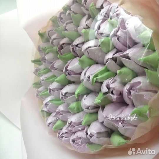 Съедобные букеты тюльпаны из зефира