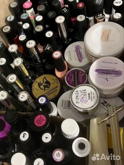 Набор гель лаков для ногтей 17 шт