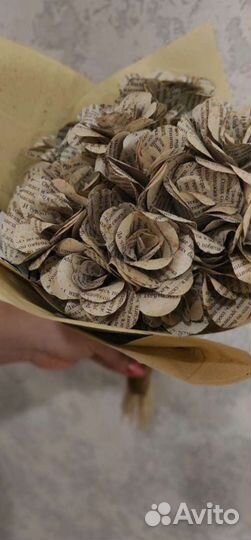 Принимаю заказы на букет бумажных роз