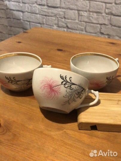 Фарфоровые чашки СССР