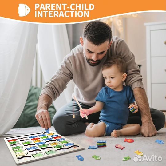 Магнитная игра Diaodey для малышей Монтессори