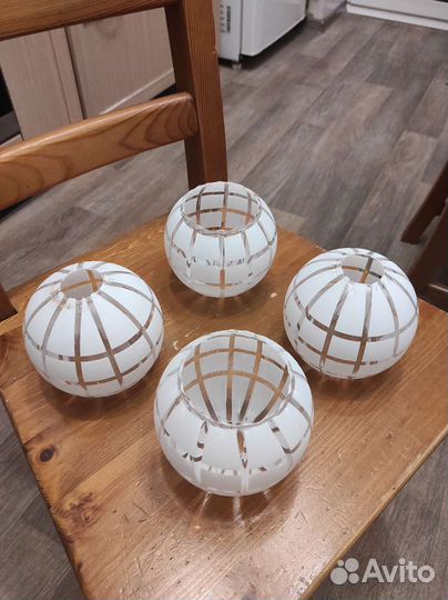 Плафоны для люстры е14 4 шт
