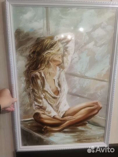 Картина маслом на холсте в раме