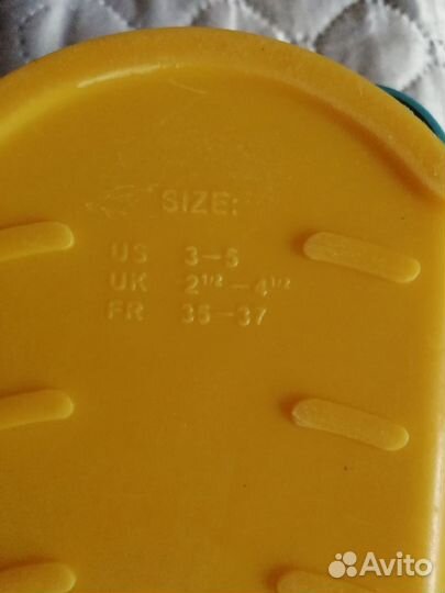 Ласты для плавания детские 35