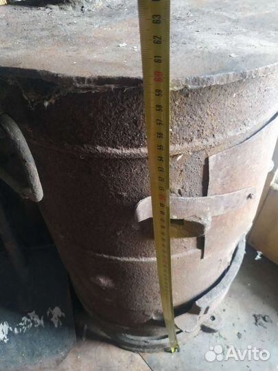 Печь буржуйка чугунная