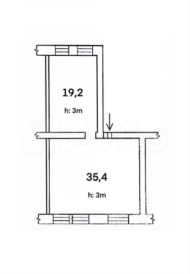 Торговая площадь, 54.6 м²