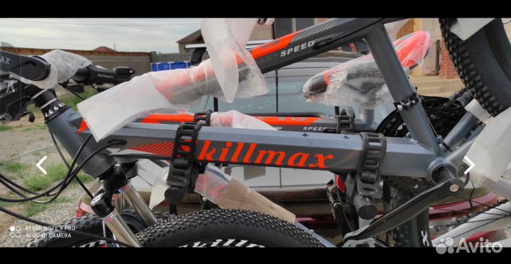 Велобагажник на заднюю дверь на 3 велосипеда