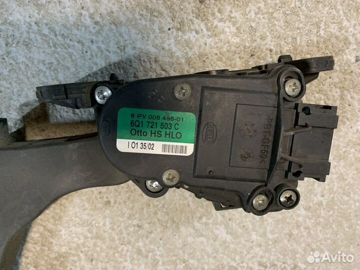 Педаль газа skoda fabia 1