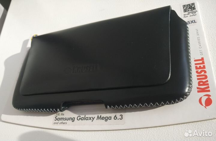 Сумка чехол для телефона натуральная кожа на ремен