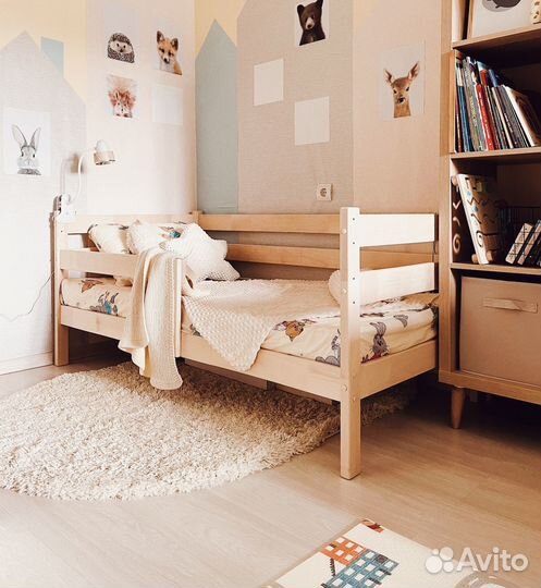 Кровать детская из березы