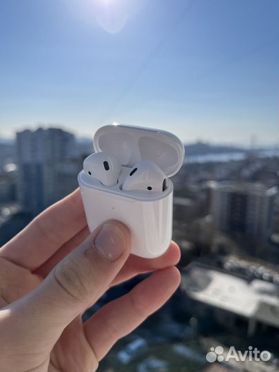 Apple airpods 2 беспроводные наушники