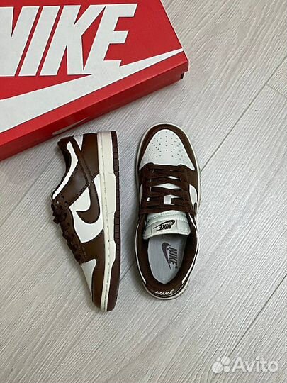 Nike dunk LOW cacao WOW женские