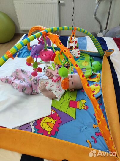 Развивающий коврик музыкальный детский Tiny love