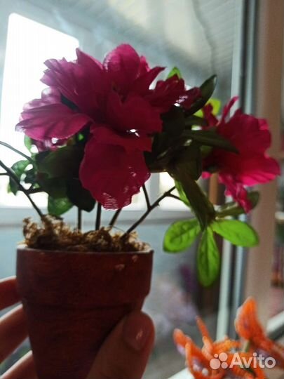 Искусственные цветы азалия