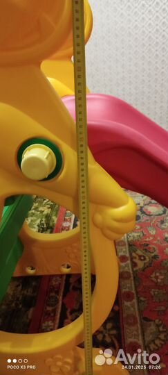 Детская горка пластиковая для дома бу