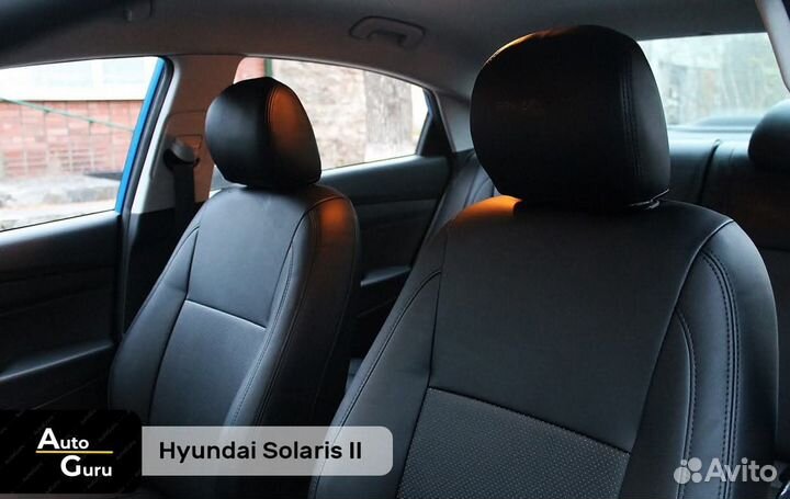 Чехлы на Hyundai Solaris 2