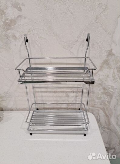 Полка из нержавеющей стали для кухни