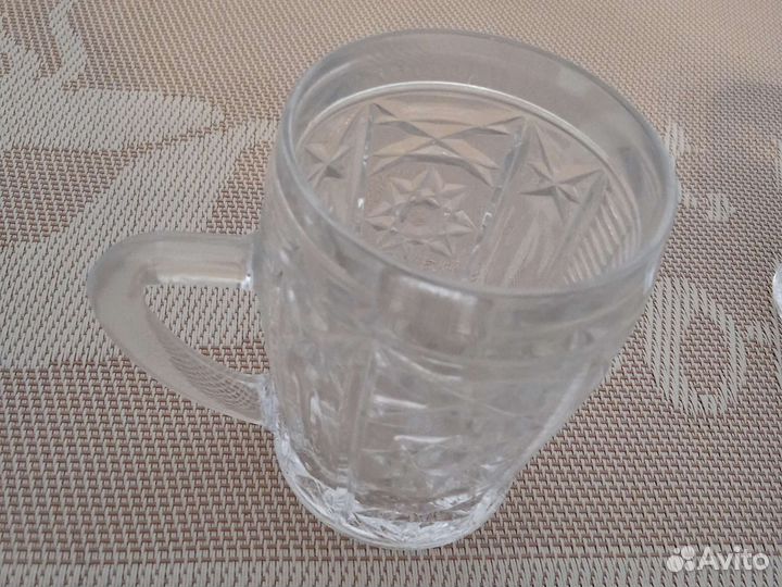 Кружка, хрустальная12 шт СССР
