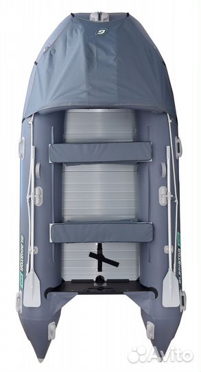 Лодка пвх Gladiator C370AL светло/темно-серый