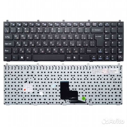 Клавиатура DNS clevo W765K C4500 черная С рамкой P