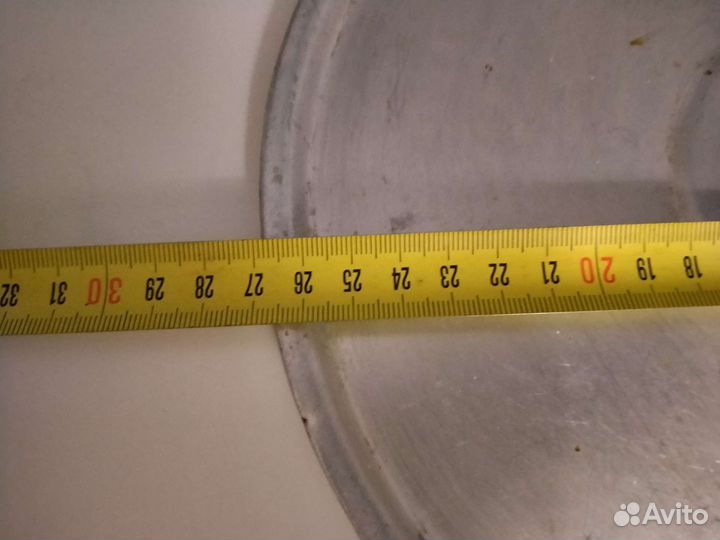 Поднос, чашка и крышка новая из алюминия