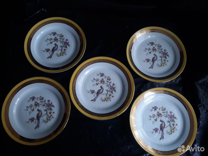 Столовый сервиз гдр Павлин