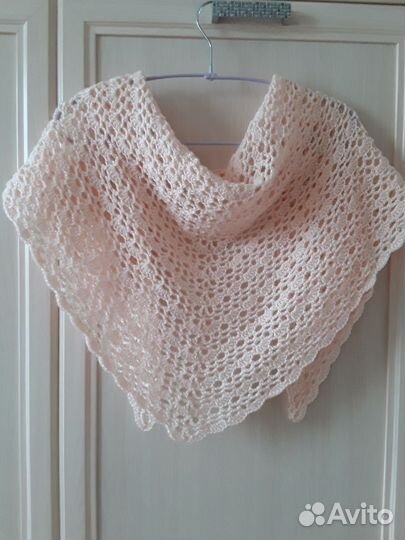 Шарф бактус косынка ажурная