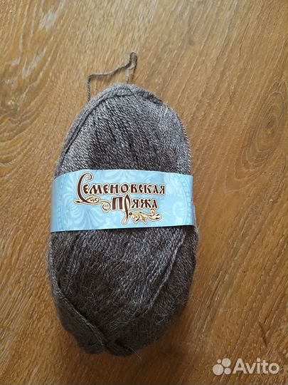 Пряжа для вязания шерсть 100