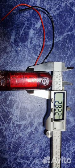 Фонарь габаритный боковой светодиодный 12-24в