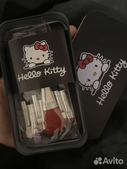 Набор кистей для макияжа hello kitty 7 шт
