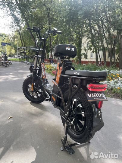 Электровелосипед 60v 20ah Монстр Virus Turbo S