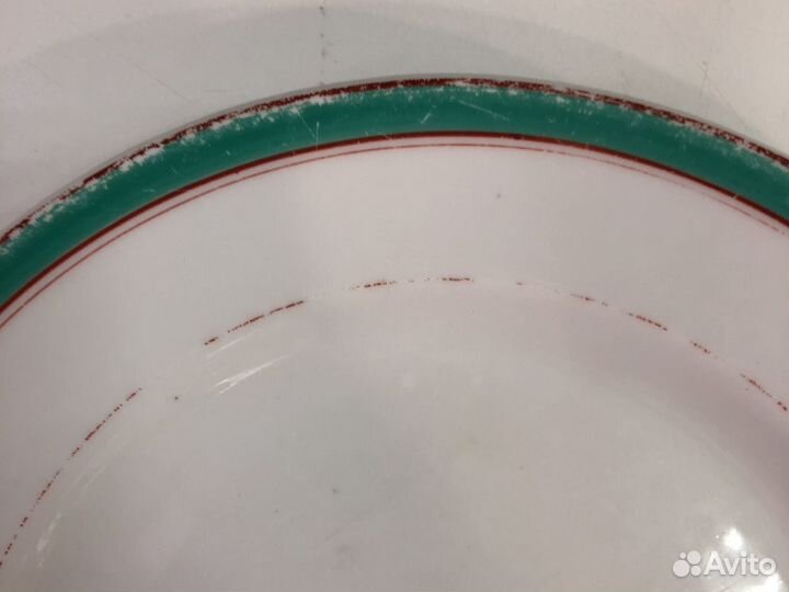 Тарелка фарфор фабрика братьев корниловых