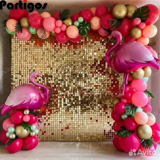 Фотозона с пайетками