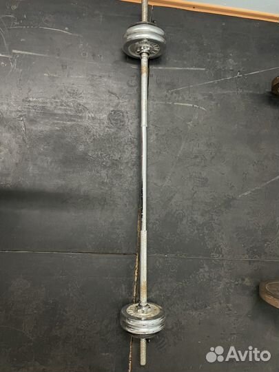 Штанга гриф блины и гантели