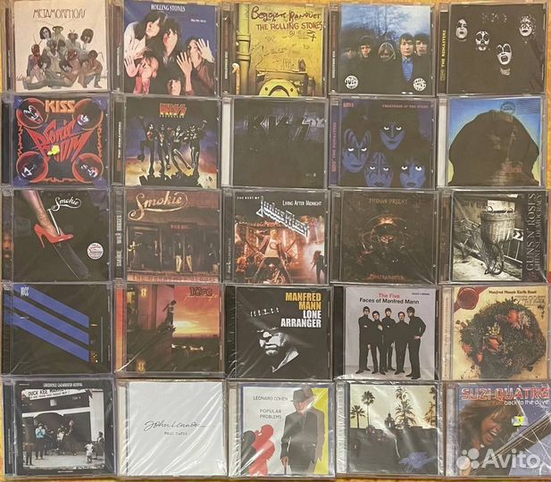 Зарубежные группы, коллекция CD дисков