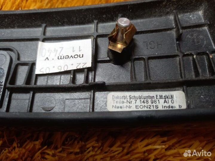 Накладка панели Bmw 7-Series E66/65 N62B48B 2005