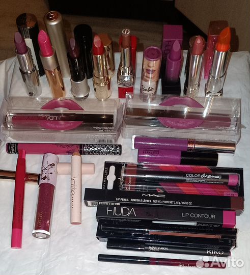 Помады,карандаши Estee Lauder, Dior, Clarins, Huda
