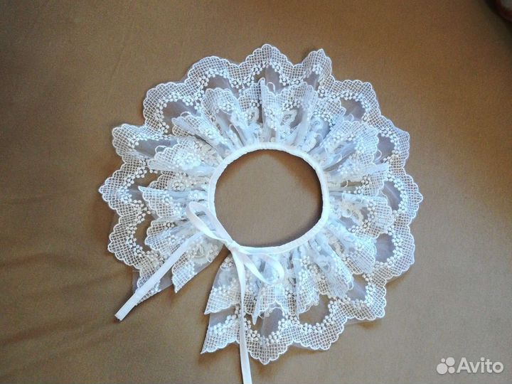 Воротник ажурный для девочки к школьной рубашке