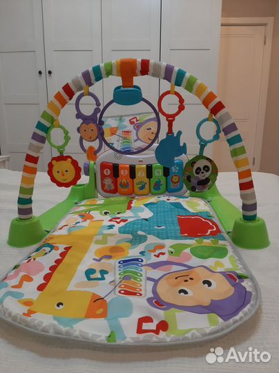 Развивающий коврик fisher price с пианино