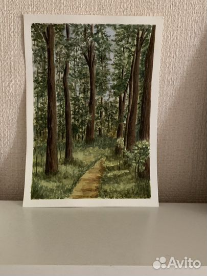 Картина акварелью 