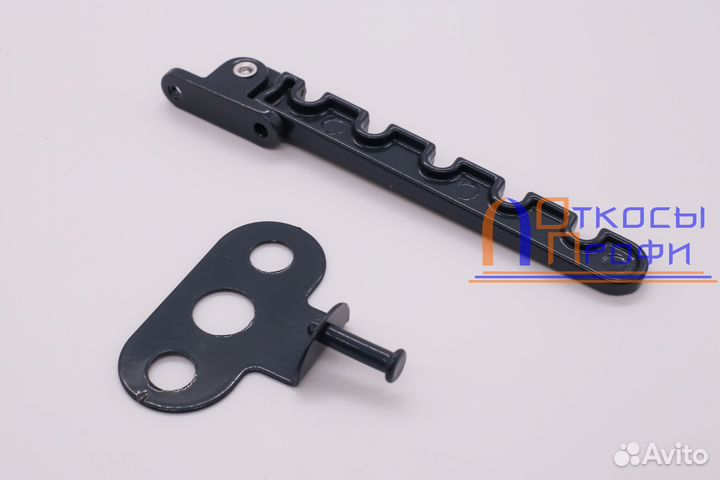 Ограничитель открывания гребенка алюминий антрацит