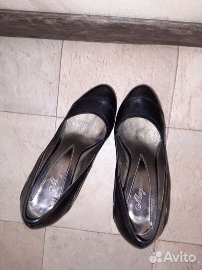 Туфли лакированные на каблуке
