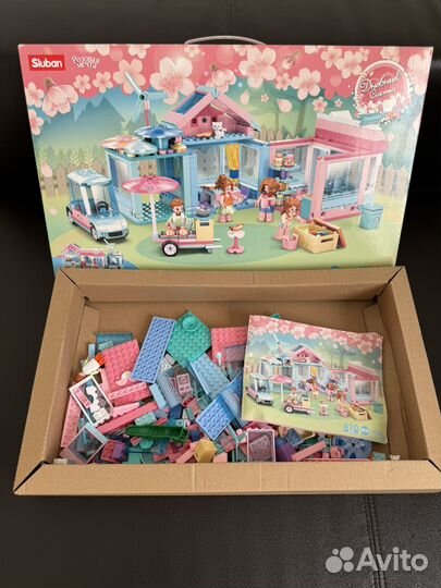 Конструктор для девочки sluban розовая мечта